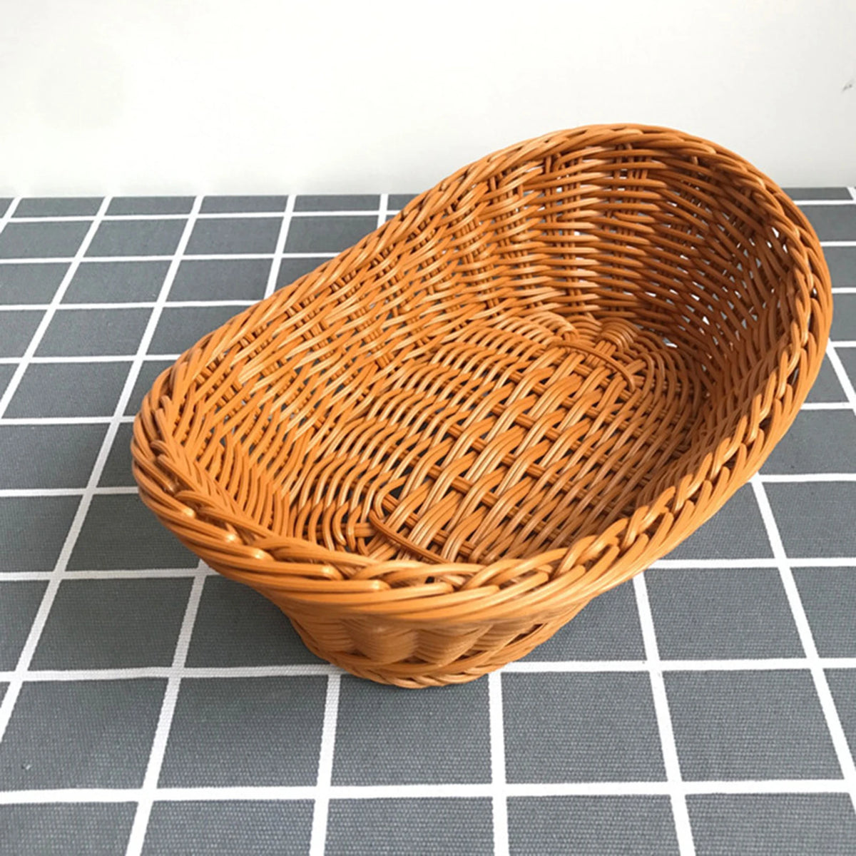 Woven Rattan Bread Basket