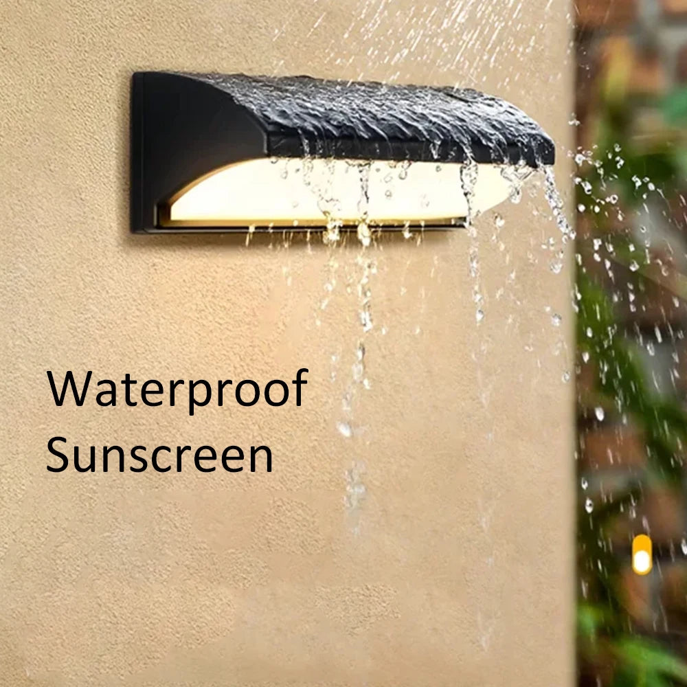 Waterproof LED Wall Light 110V 220V For Outdoor Pathway Stairway Porch Balcony Garden Wall Mount Indoor Exterior Wall Lamp