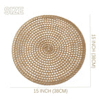 Round Placemats, Set of 6