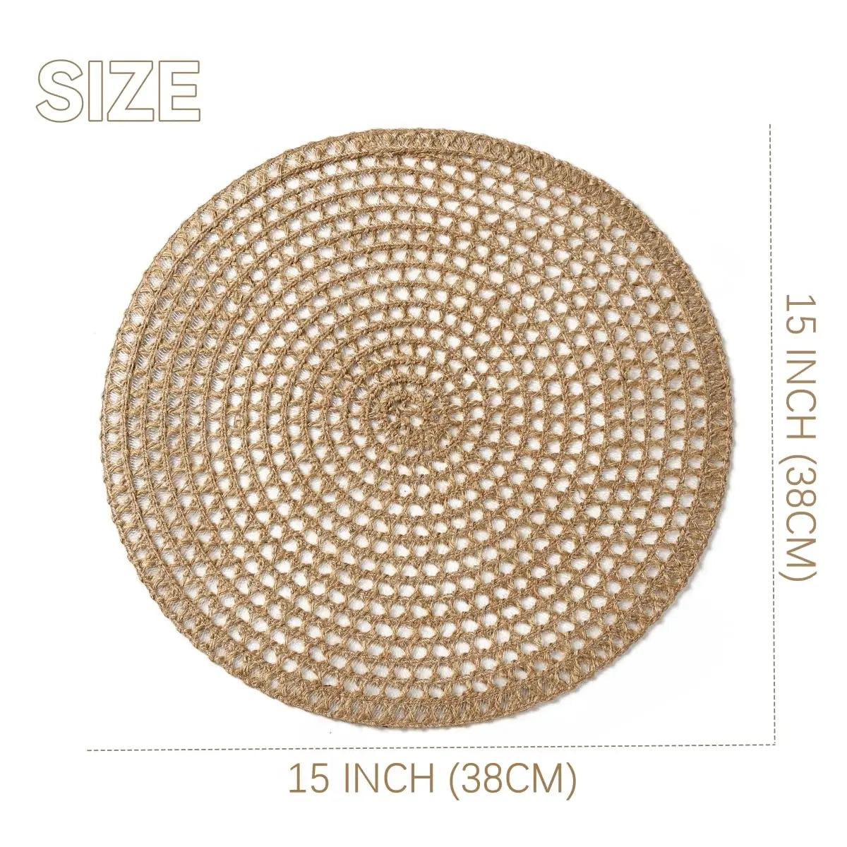 Round Placemats, Set of 6