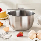 Deep Stainless Steel Mixing Bowl