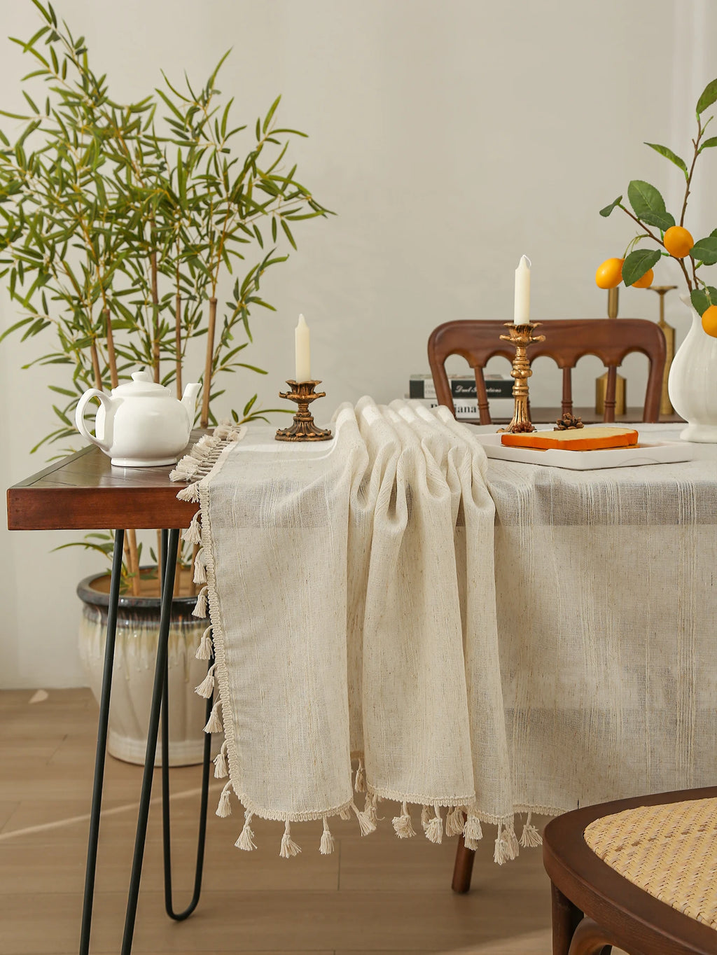 Tassel Edge Tablecloth