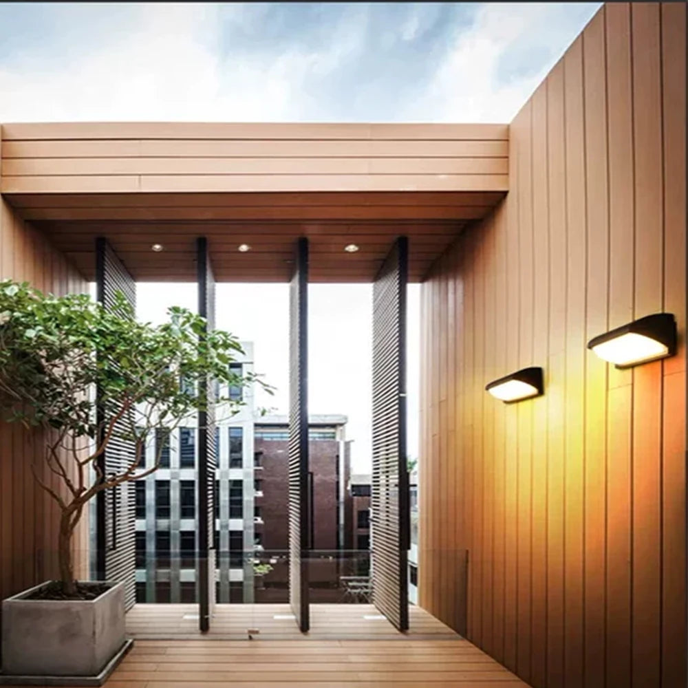 Waterproof LED Wall Light 110V 220V For Outdoor Pathway Stairway Porch Balcony Garden Wall Mount Indoor Exterior Wall Lamp