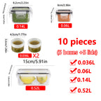 Food Storage Containers, Set of 10