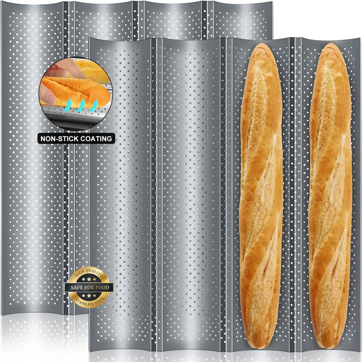 Perforated Baguette Tray