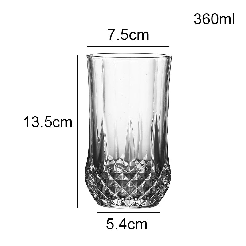 Faceted Wine Glasses