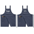 Cotton Linen Kitchen Apron
