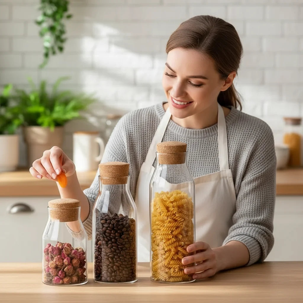 Sealed Glass Storage Jar