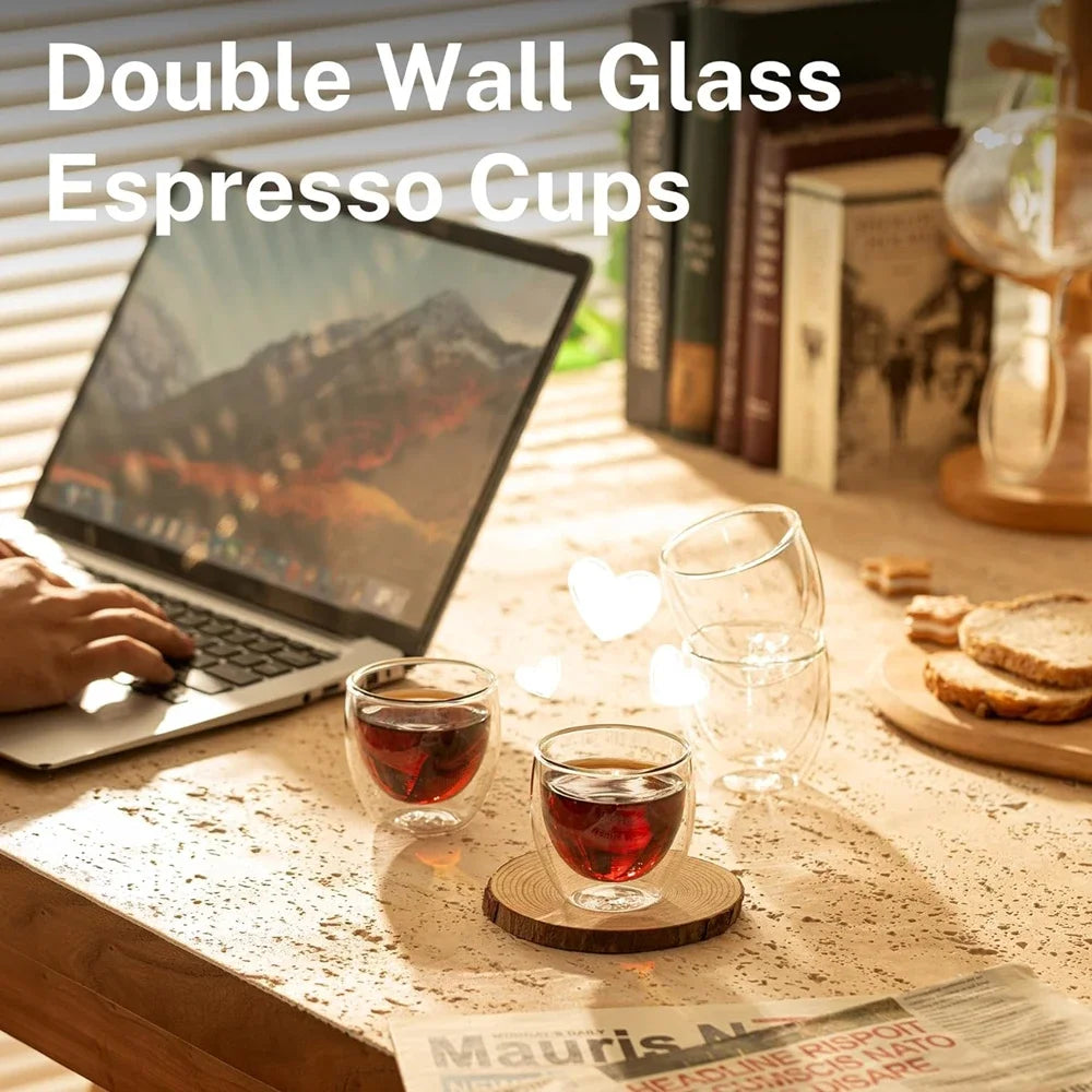 Double-Wall Glasses, Set of 6
