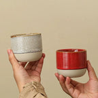 Handleless Ceramic Coffee Cup