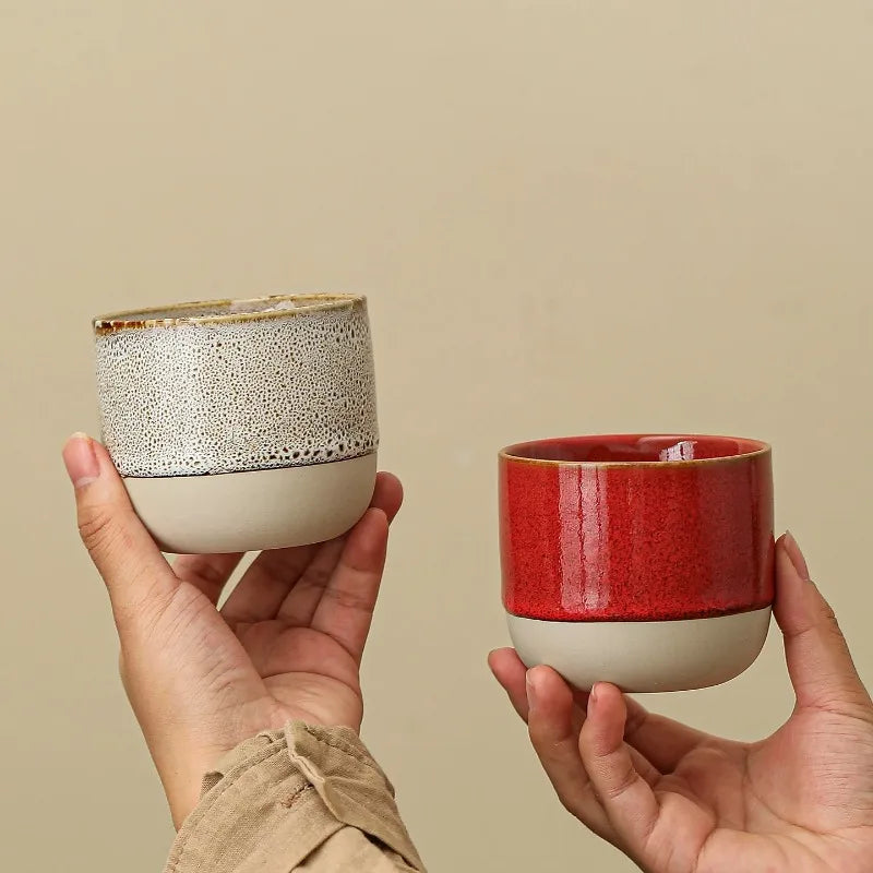 Handleless Ceramic Coffee Cup