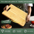 Double-Sided Wooden Cutting Board