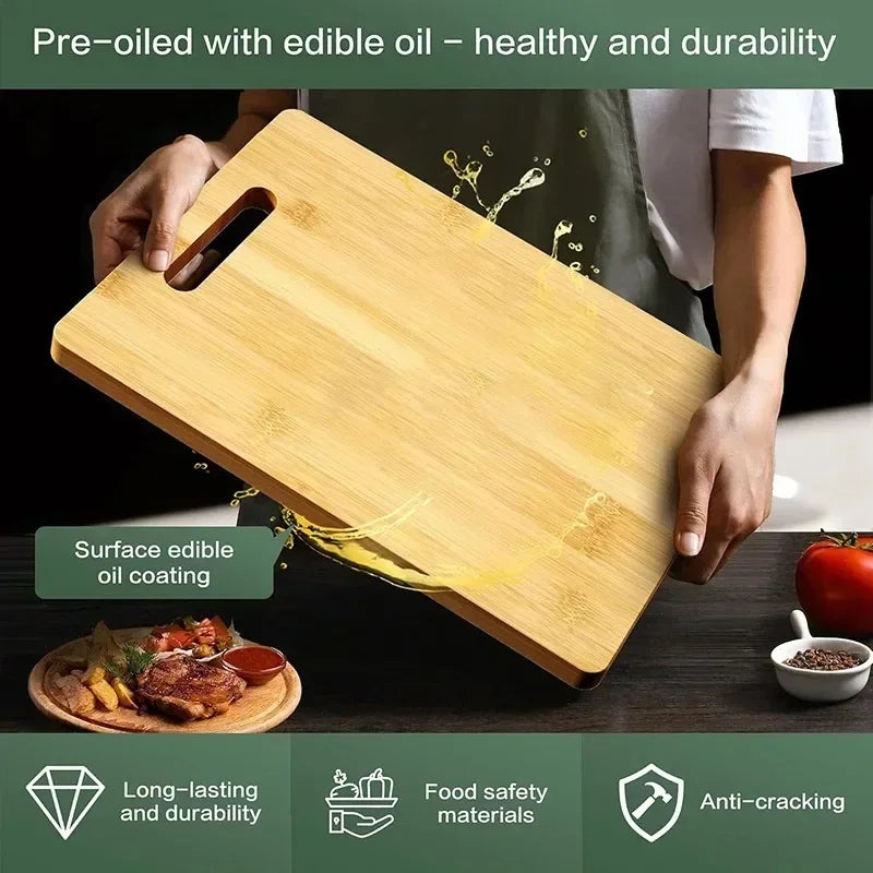 Double-Sided Wooden Cutting Board