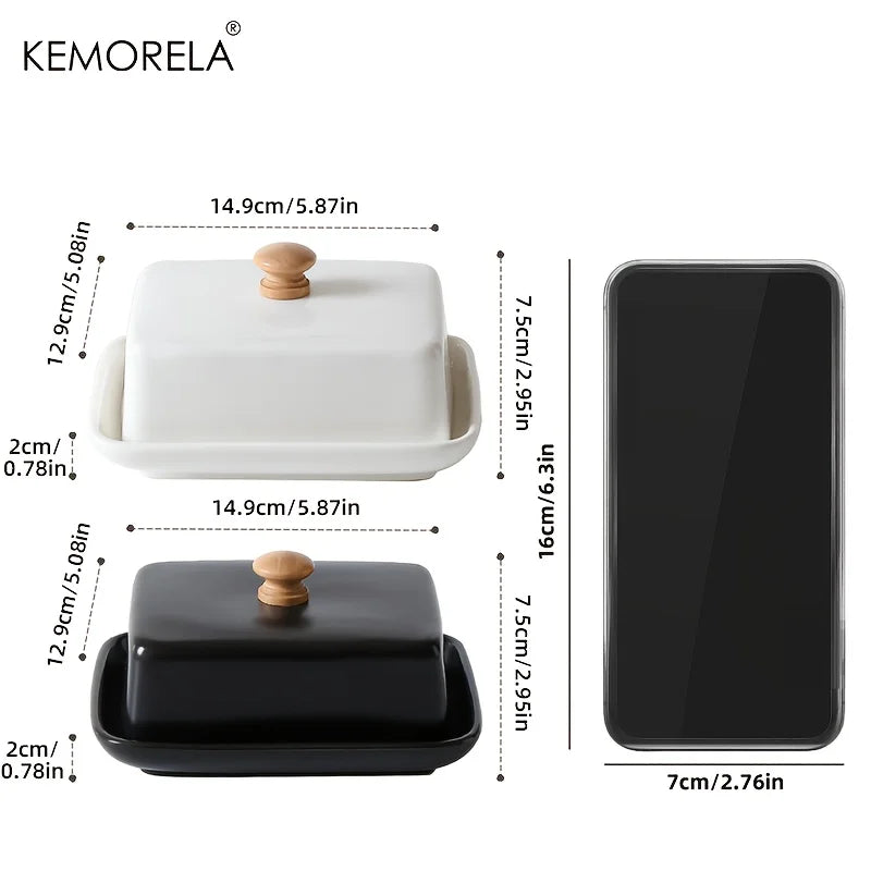 Ceramic Butter & Cheese Dish