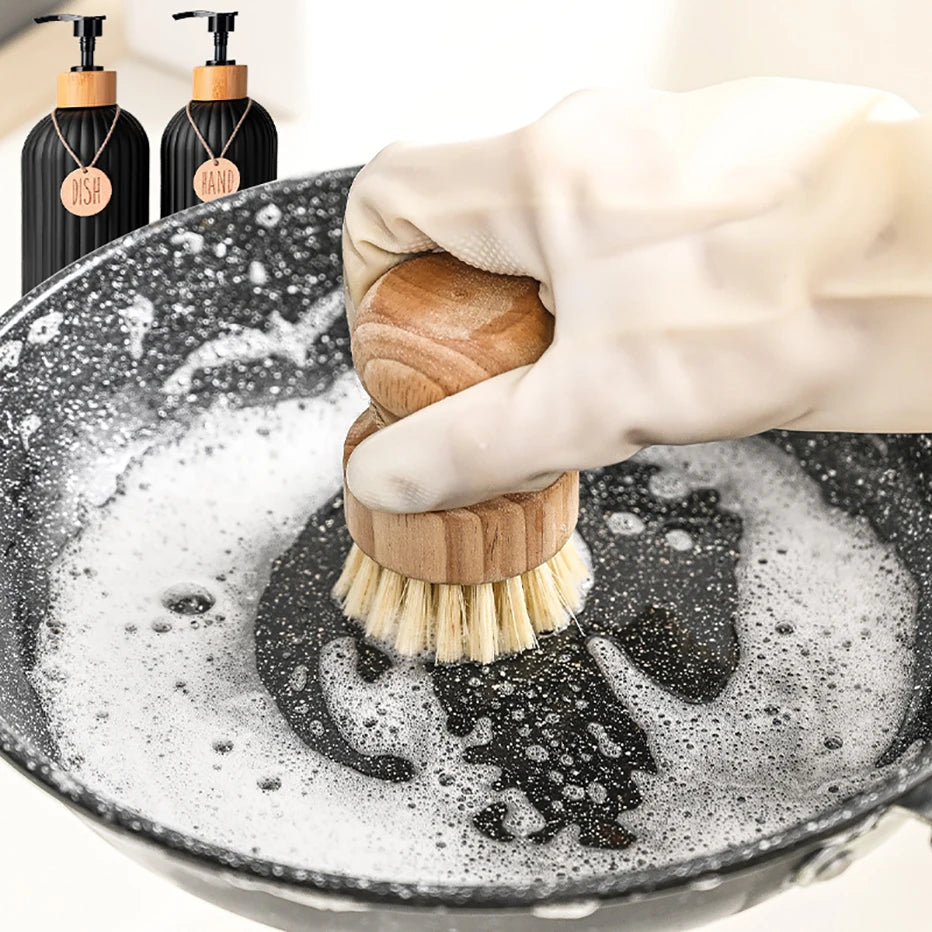 Black Soap Dispenser Set