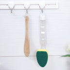 Soap-Dispensing Dish Brush Set