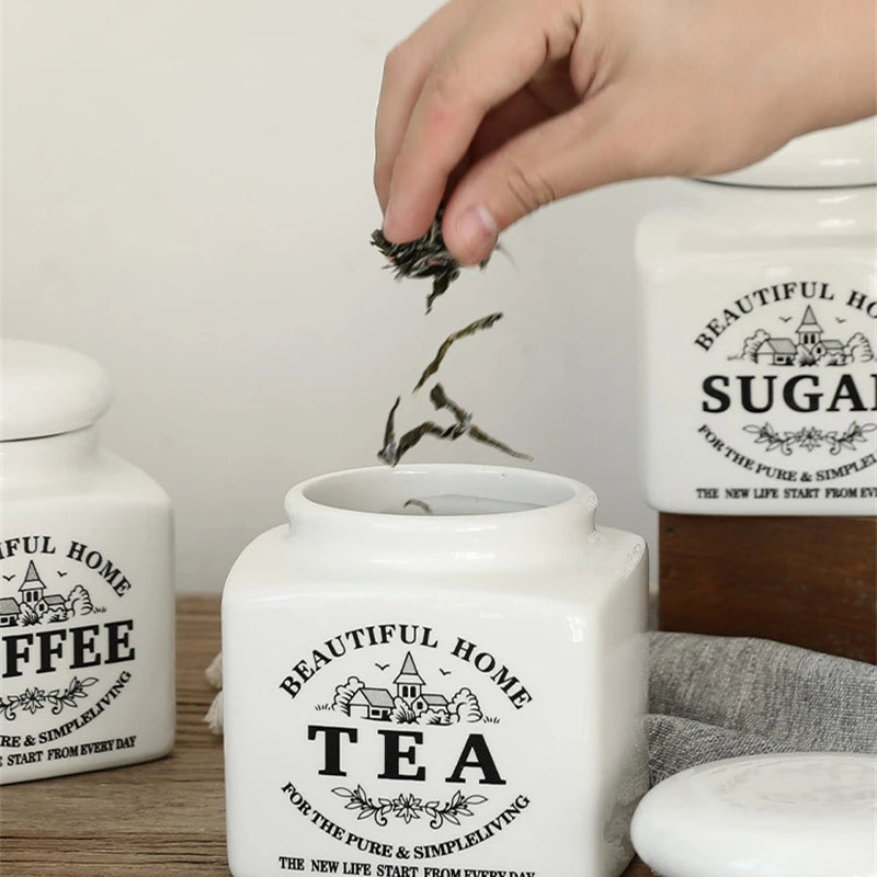 Airtight Ceramic Storage Canister