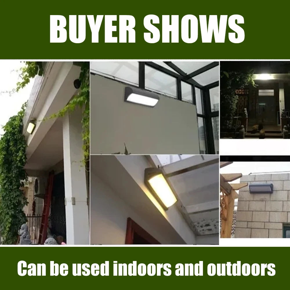 Waterproof LED Wall Light 110V 220V For Outdoor Pathway Stairway Porch Balcony Garden Wall Mount Indoor Exterior Wall Lamp