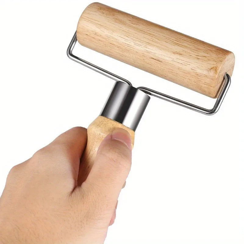 Wooden Handheld Pastry Roller