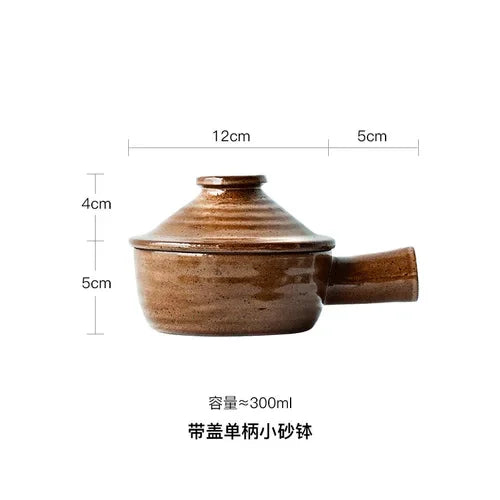 Clay Casserole Pot with Lid