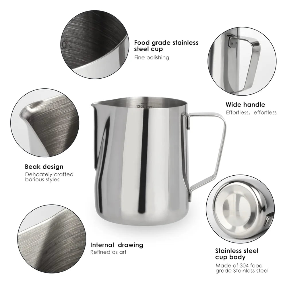 Stainless Steel Milk Frothing Jug
