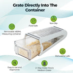 Box Grater with Container