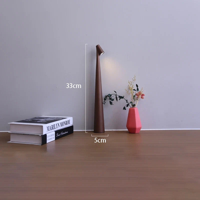 Glowora | Lampe de table LED | Rechargeable et intensité variable tactile