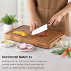 End Grain Teak Cutting Board