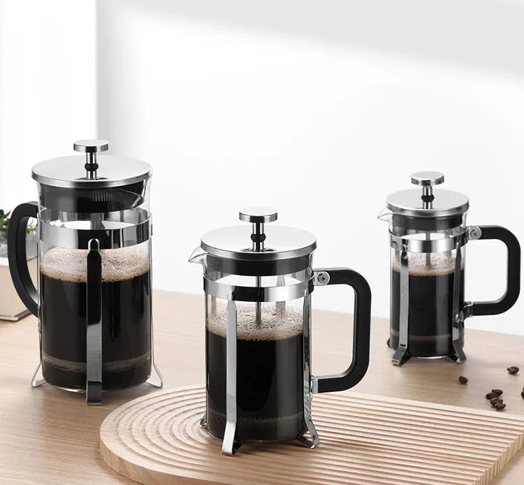 French Press with 4-Layer Filter