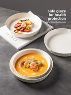 Deep Ceramic Dinner Plates