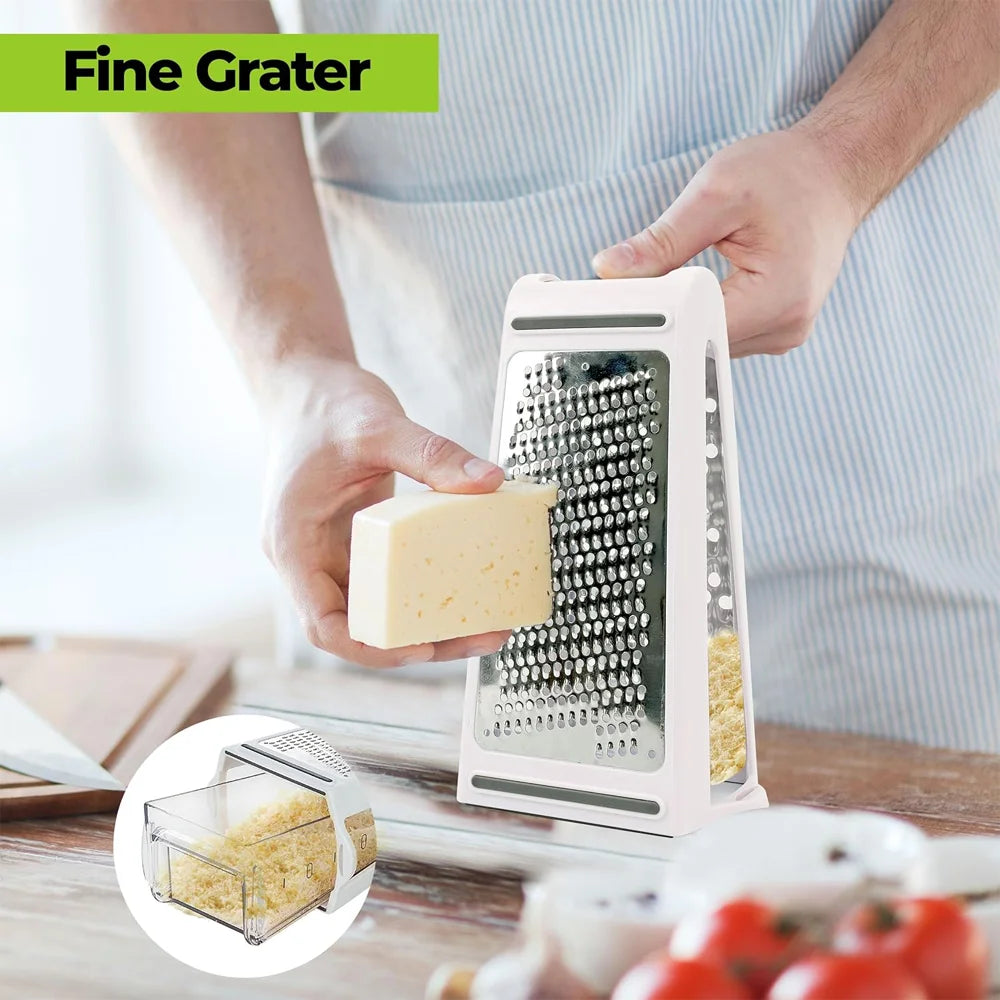 Box Grater with Container