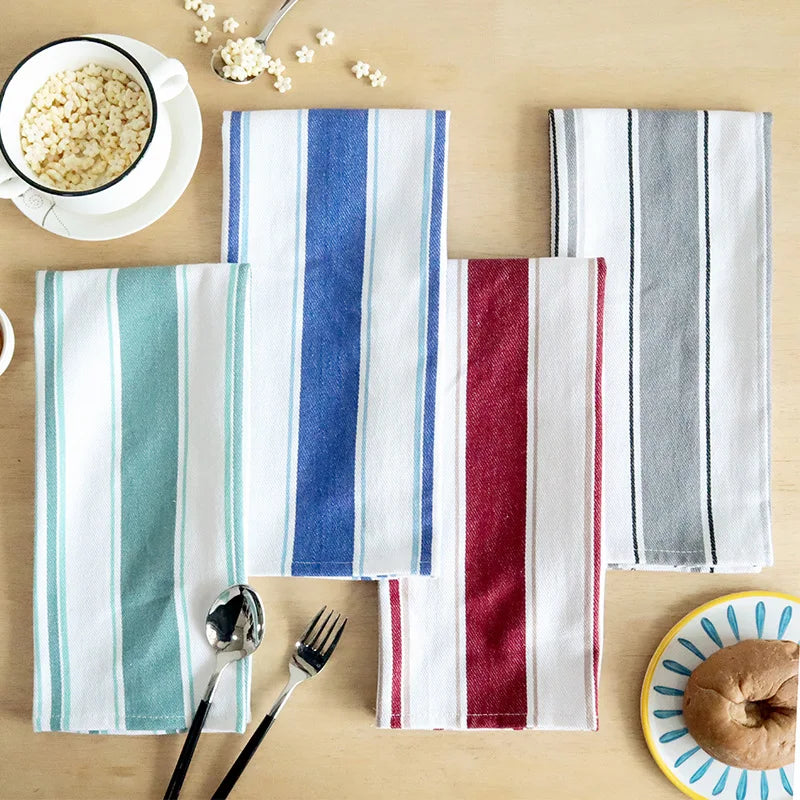 Striped Cotton Tea Towel