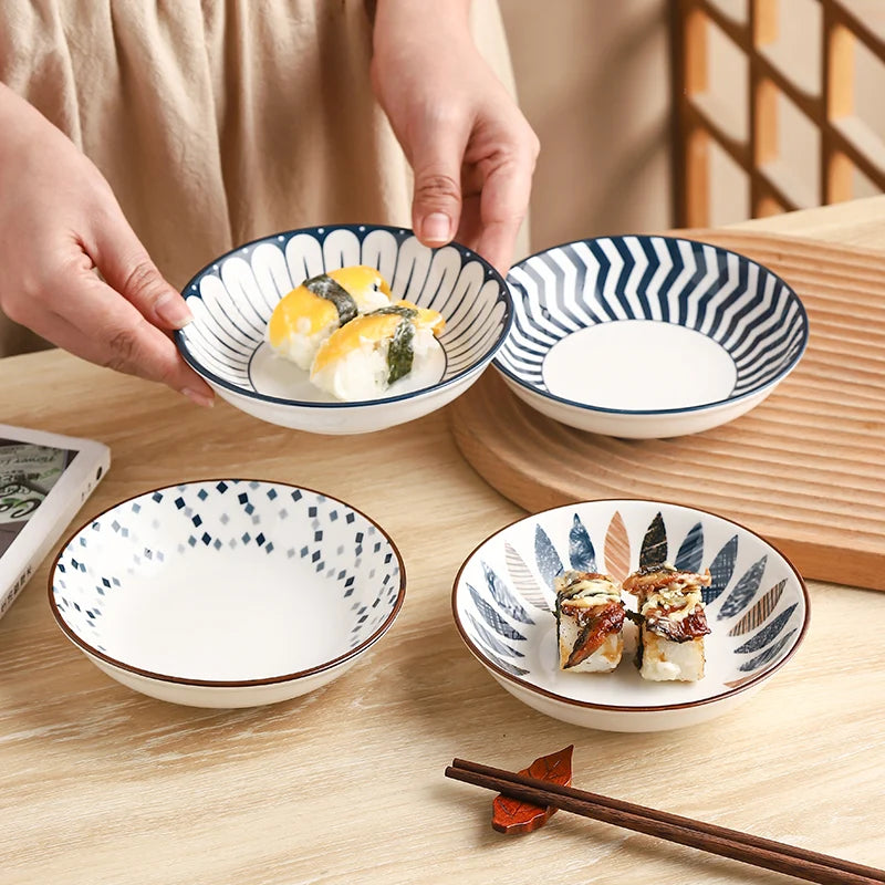 Minimalist Ceramic Side Plates, Set of 4