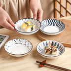 Minimalist Ceramic Side Plates, Set of 4