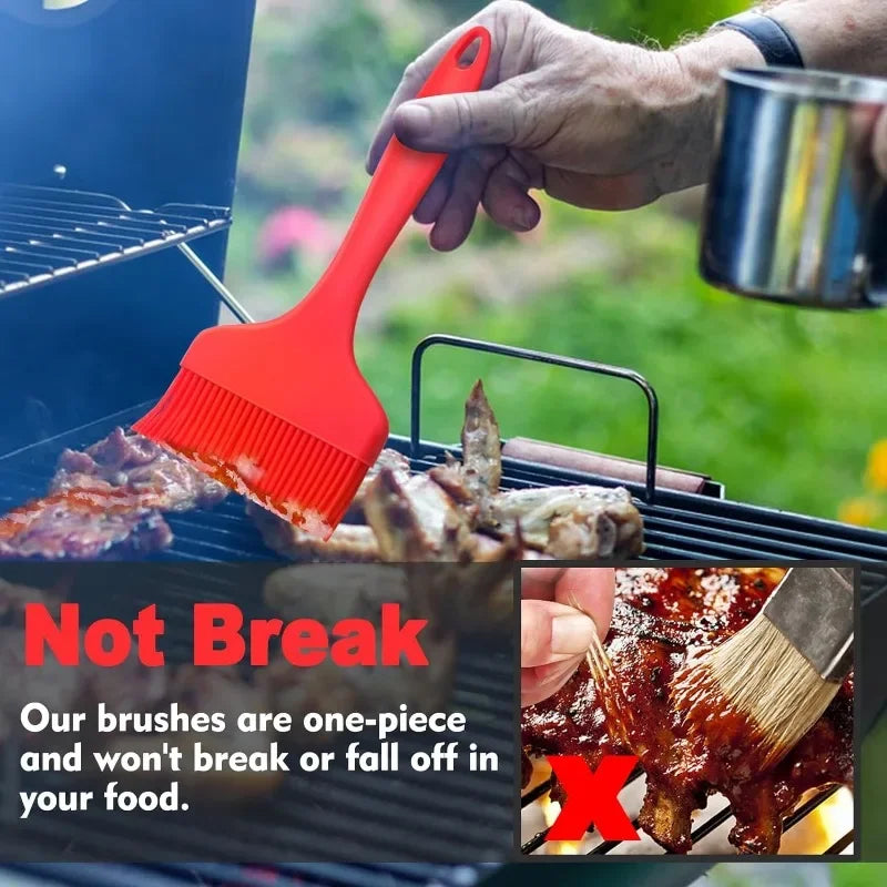 Wide Silicone Basting Brush