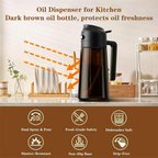 Glass Oil Dispenser and Sprayer