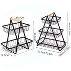 Tiered Countertop Fruit Basket