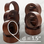 Wooden napkin rings