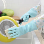 Long-Sleeve Dishwashing Gloves