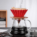 Fluted Ceramic Pour-Over Coffee Dripper