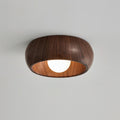 Albanora Ceiling Lamp | Minimalist Modern Wooden LED Fixture