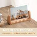 U-Shaped Acrylic & Wood Photo Frame | Modern Minimalist Display