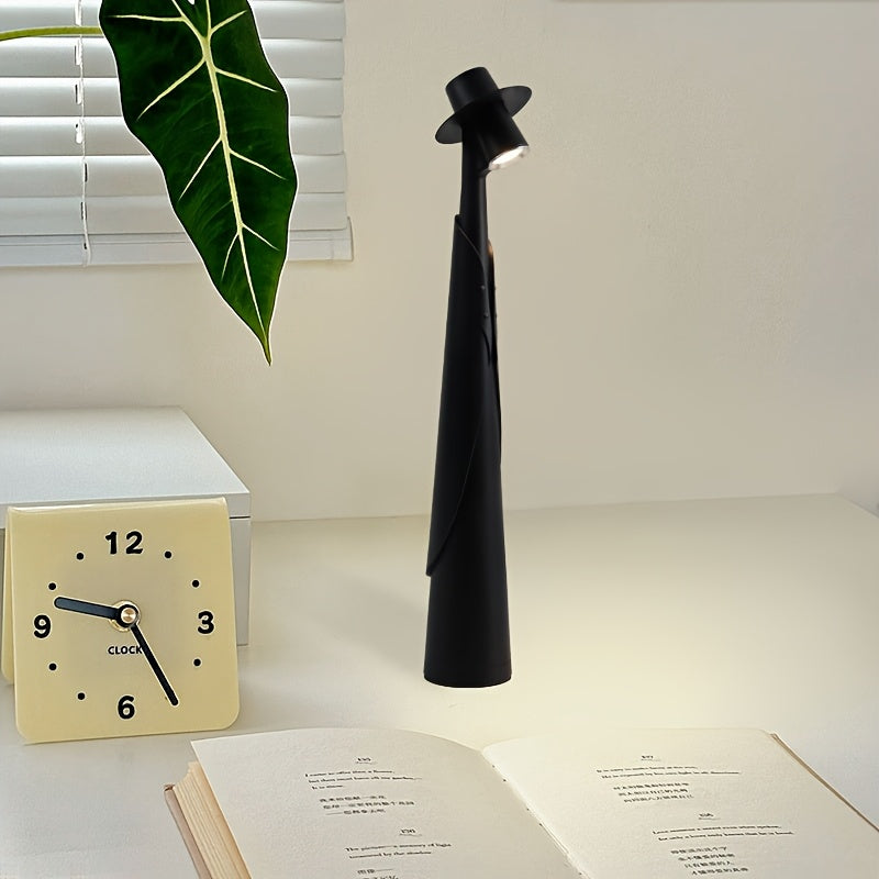 Lampe de chapeau LED rechargeable moderne | Lampe de bureau tactile créative