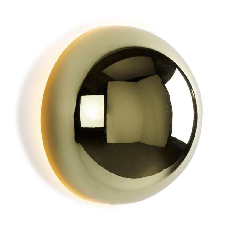 Applique murale Bauhaus Eclipse | Lumière d'art moderne finition or