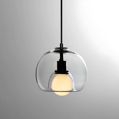 Suspension Clyde en verre | Élégance moderne soufflée à la main