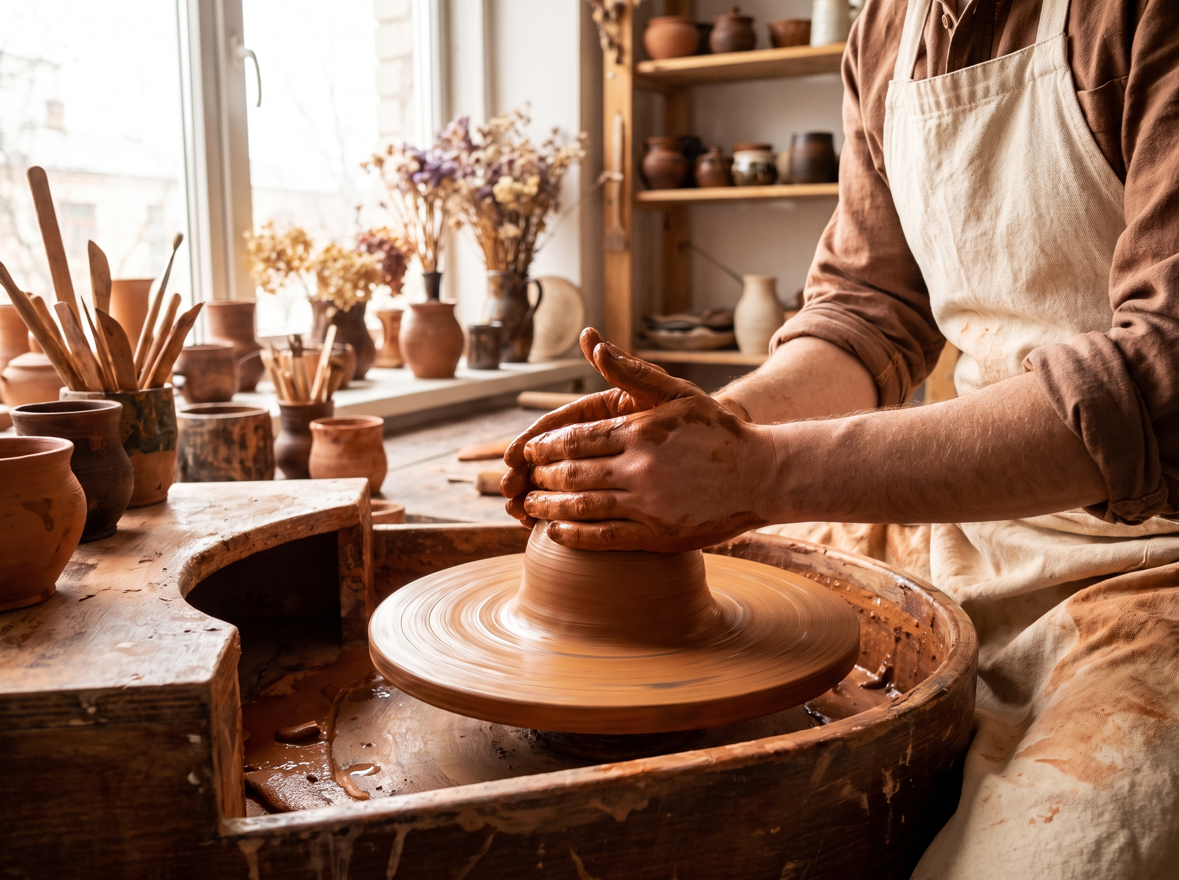 Norva Home artisan pottery wheel