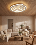 Ripple LED ceiling lamp styled in a modern living room