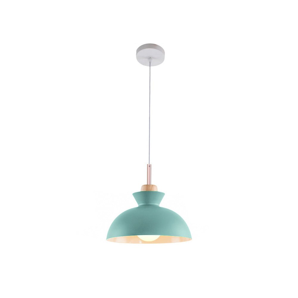 Suspension dôme simple et moderne | Luminaire suspendu scandinave en métal