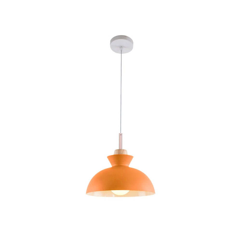 Suspension dôme simple et moderne | Luminaire suspendu scandinave en métal